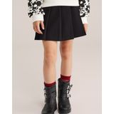 WE Fashion - Korte Rok - Zwart - Plooirok