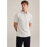 WE Fashion - Slim Fit Poloshirt - Korte Mouwen - Met Rits