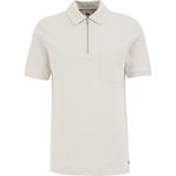 WE Fashion - Slim Fit Poloshirt - Korte Mouwen - Met Rits