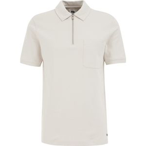 WE Fashion - Slim Fit Poloshirt - Korte Mouwen - Met Rits