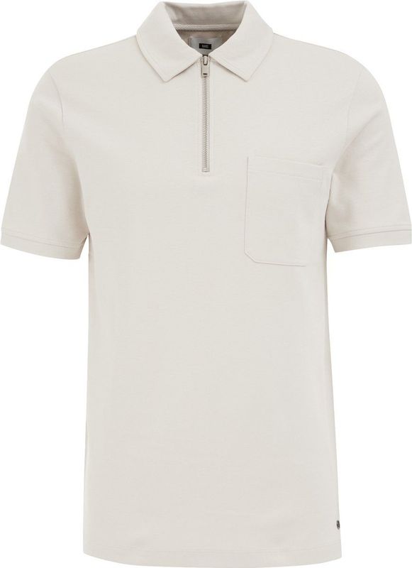 WE Fashion - Slim Fit Poloshirt - Korte Mouwen - Met Rits