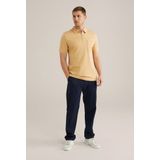 Poloshirt - Korte Mouwen - Slim Fit - Rits - Retro Look