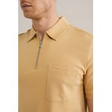 Poloshirt - Korte Mouwen - Slim Fit - Rits - Retro Look