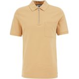 Poloshirt - Korte Mouwen - Slim Fit - Rits - Retro Look