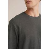 T-shirt - Wafelstructuur - Ronde Hals - Korte Mouwen - Relaxed Fit