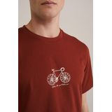 WE Fashion - Regular Fit T-shirt - Met Print - Voor Heren