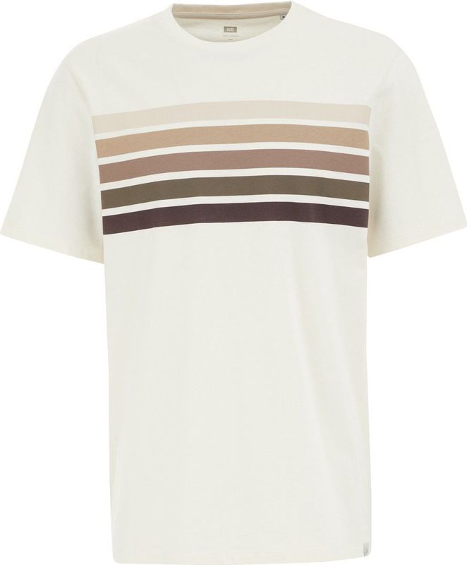 T-shirt - Blokstreep - Regular Fit - Korte Mouwen - Ronde Hals