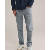 WE Fashion - Straight Casual Broek - Grijs