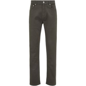 WE Fashion - Straight Chino - Donkergroen - Heren