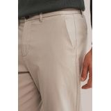 Van Gils - Chino Broek - Greige - Regular Fit - Katoen