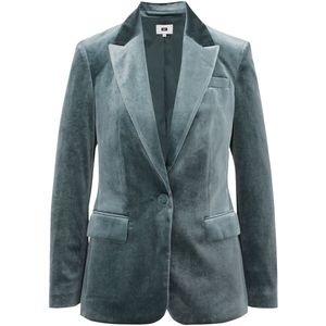 WE Fashion - Blazers - Grijs - Effen - Lange Mouw