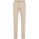 Fundamentals - Heren Slim fit chino van premium bi-stretch - Slim Fit - Greige - Katoen - Maat: 28/30