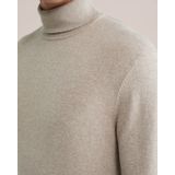 WE Fashion - Trui - Beige Gemêleerd - Knitwear - Col