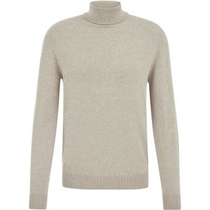 WE Fashion - Trui - Beige Gemêleerd - Knitwear - Col