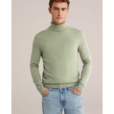 WE Fashion - Trui - Lichtgroen - Knitwear - Col