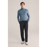 WE Fashion - Coltrui - Blauw - Fijn Gebreid