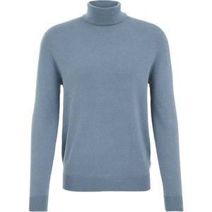 WE Fashion - Coltrui - Blauw - Fijn Gebreid