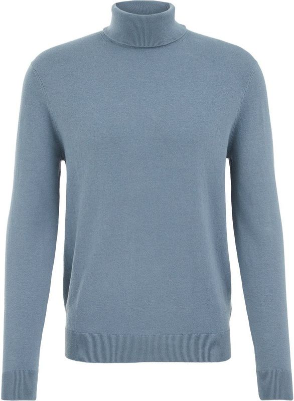 WE Fashion - Coltrui - Blauw - Fijn Gebreid