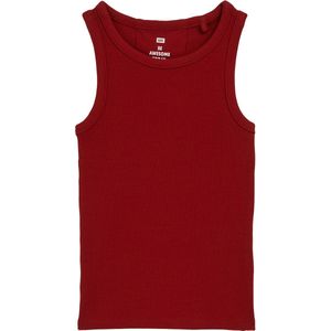 WE Fashion - Overhemd - Lichtrood/Wit - Slim Fit - Kwartmouw