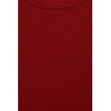 WE Fashion - Slim Fit Pantalon - Donkerrood