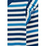 WE Fashion - Meisjes Jurk - Blauw - Regular Fit - Katoen