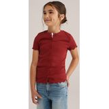 WE Fashion - Vesten - Rood - Regular fit - Katoen