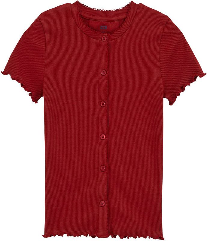 WE Fashion - Vesten - Rood - Regular fit - Katoen