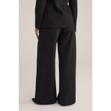WE Fashion - High Waist Casual Broek - Zwart