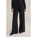 WE Fashion - High Waist Casual Broek - Zwart