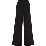WE Fashion - High Waist Casual Broek - Zwart