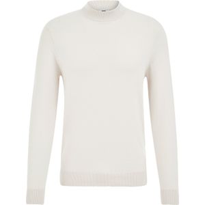 WE Fashion - Fijngebreide Trui - Beige - Regular Fit
