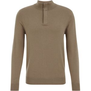 WE Fashion - Trui - Kaki - Slanke Pasvorm - Lange Mouw