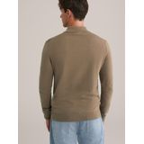 WE Fashion - Trui - Kaki - Slanke Pasvorm - Lange Mouw