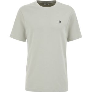 WE Fashion - T-shirt - Grijsgroen - Slim Fit - Korte Mouwen
