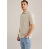 WE Fashion - Slim Polo - Beige - Katoen