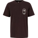 T-shirt - Palmboomopdruk - Korte Mouwen - Ronde Hals - Regular Fit