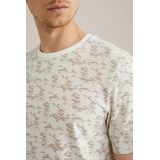 T-shirt - All-over Dessin - Korte Mouwen - Ronde Hals