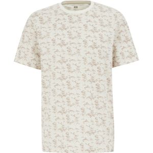 T-shirt - All-over Dessin - Korte Mouwen - Ronde Hals