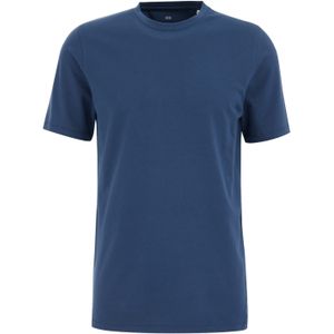 WE Fashion - Slim Fit T-shirt - Zwart - Katoen