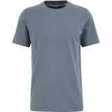 WE Fashion - Heren T-shirt - Grijsblauw - Regular fit - Katoen