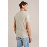 T-shirt - Katoen - Regular Fit - Korte Mouwen - Ronde Hals