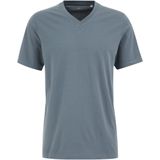 WE Fashion - T-shirt - Grijsblauw - Regular Fit - Katoen