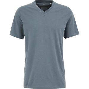 WE Fashion - T-shirt - Grijsblauw - Regular Fit - Katoen