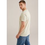 T-shirt - Katoen - Regular Fit - V-hals - Korte Mouwen