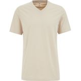 T-shirt - Katoen - Regular Fit - V-hals - Korte Mouwen