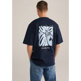 WE Fashion - Tapered Loose Fit Jeans - Donkerblauw - Denim