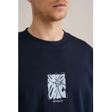 WE Fashion - Tapered Loose Fit Jeans - Donkerblauw - Denim