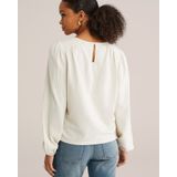 WE Fashion - Seersucker Blouse - Met Borduursels - Dames
