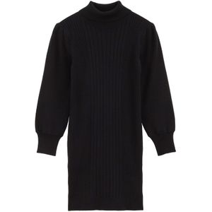 WE Fashion - Jurk - Jersey - Lange Mouwen - Col