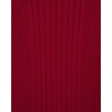WE Fashion - Jurk - Donkerrood - Knitwear - Knielengte - Lange Mouw